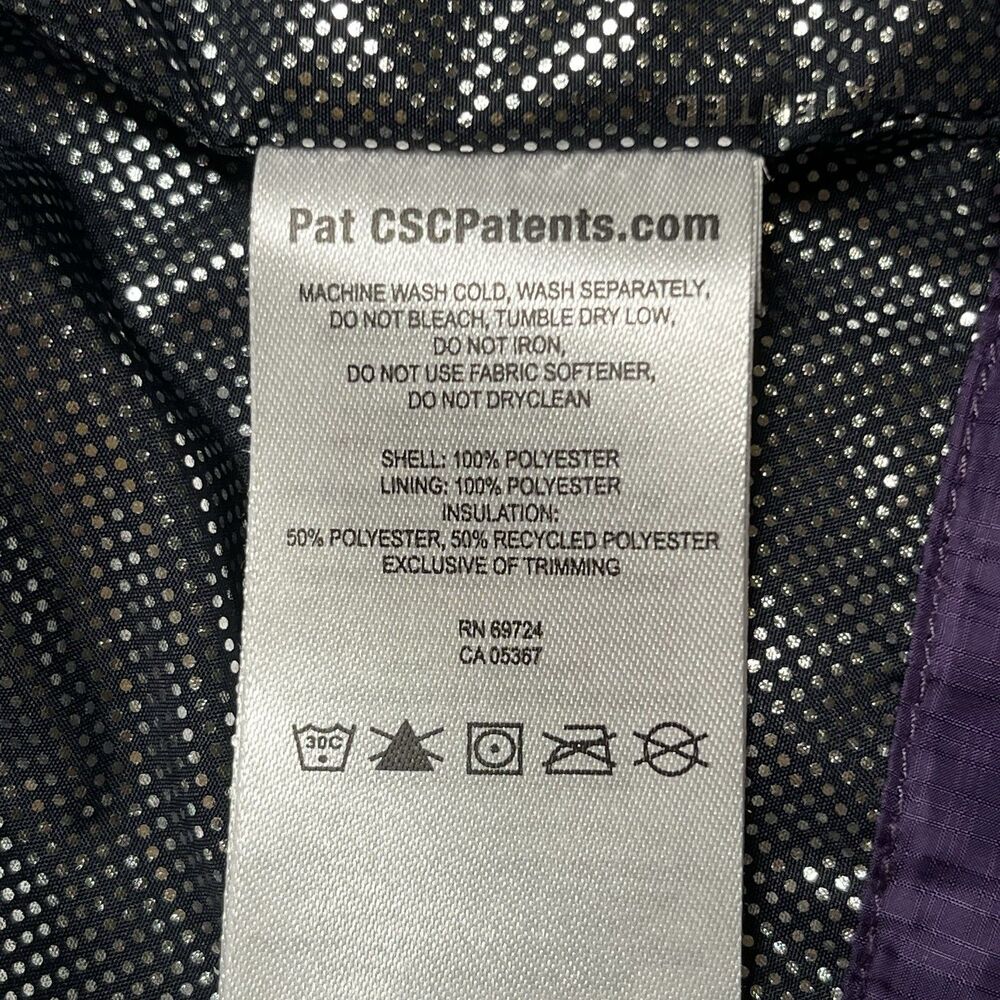 Columbia Womens Omni Heat Puffer Jacket Medium Full Zip Fleece Neck Thermal Coat - Picture 10 of 11